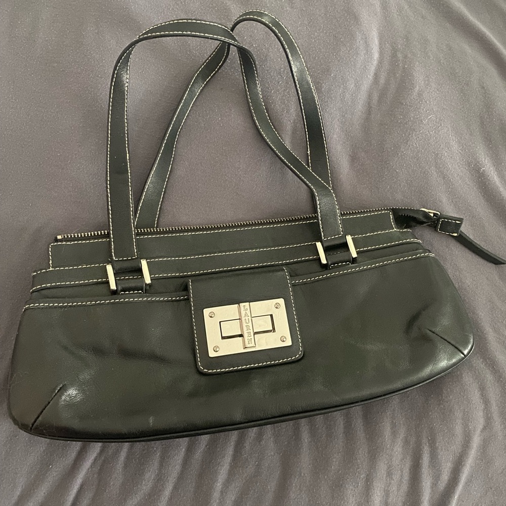 Ralph Lauren black zipper bag